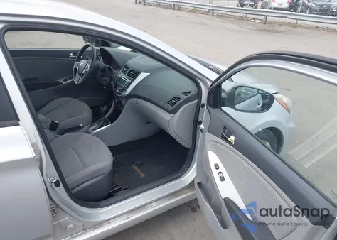 2013 Hyundai Accent Gls из США, поврежденный, VIN KMHCU4AEXDU338017